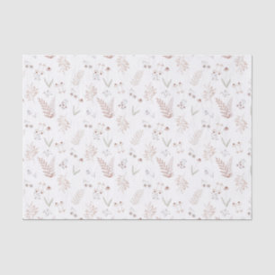 Botanical Floral Flower Pattern Tissue Paper Tissuepapier
