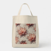 Botanical Floral Grocery Tote – Eco Friendly bag Tote Bag (Achterkant)
