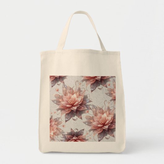 Botanical Floral Grocery Tote – Eco Friendly bag Tote Bag (Voorkant)