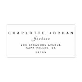 Botanical Floral Line Art Wedding  Zelfinktende Stempel (Design)