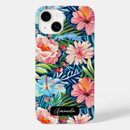 Botanical Floral Pattern Summer Flowers Case-Mate iPhone 14 Hoesje