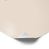 Botanical Flower Nr. 14 Perfect Poster (Hoek)
