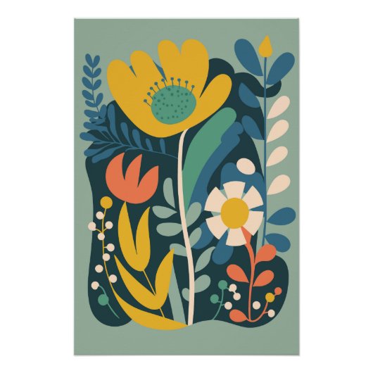 Botanical Flower Nr. 17 Perfect Poster (Voorkant)