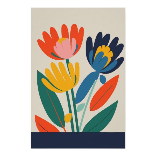 Botanical Flower Poster Nr. 12 (Voorkant)