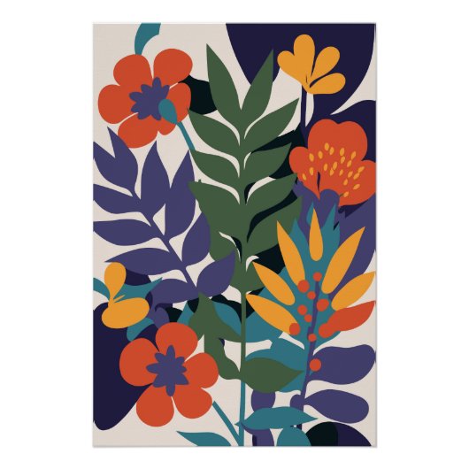 Botanical Flower Poster Nr. 16 (Voorkant)