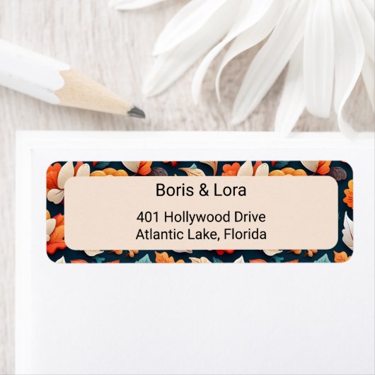 Botanical Foliage Etiket (Insitu)