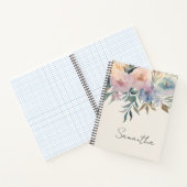 Botanical foliage, floral watercolour spiral Notitieboek (Binnen)