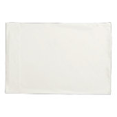 Botanical Foliage Green Leaves Patterned Kussensloop (Achterkant-Links)