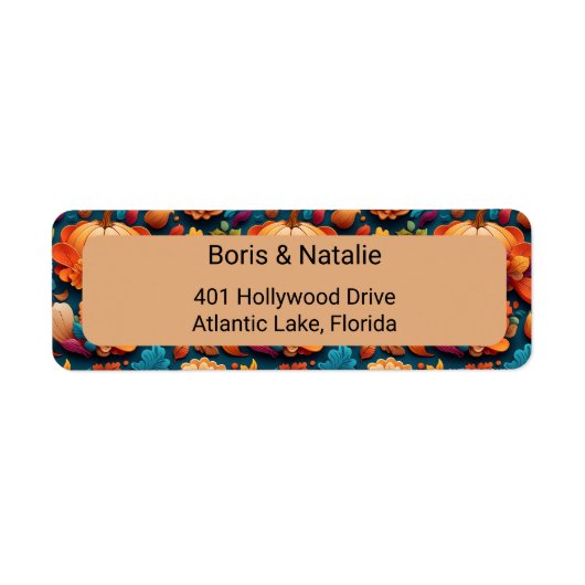 Botanical Foliage Label (Voorkant)