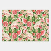 Botanical Fruit and Flowers  Inpakpapier Vel (Voorkant 3)
