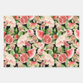 Botanical Fruit and Flowers  Inpakpapier Vel (Voorkant)