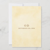 Botanical Garden Floral Wildflower Wedding Kaart (Achterkant)