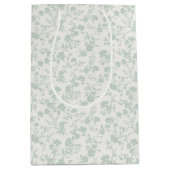 Botanical Garden Muted Sage - Neutral  Medium Cadeauzakje (Voorkant)
