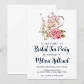 Botanical Garden Tea Party vrijgezellenfeest Kaart (Voorkant / Achterkant)