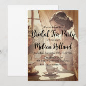 Botanical Garden Tea Party vrijgezellenfeest Kaart (Voorkant / Achterkant)