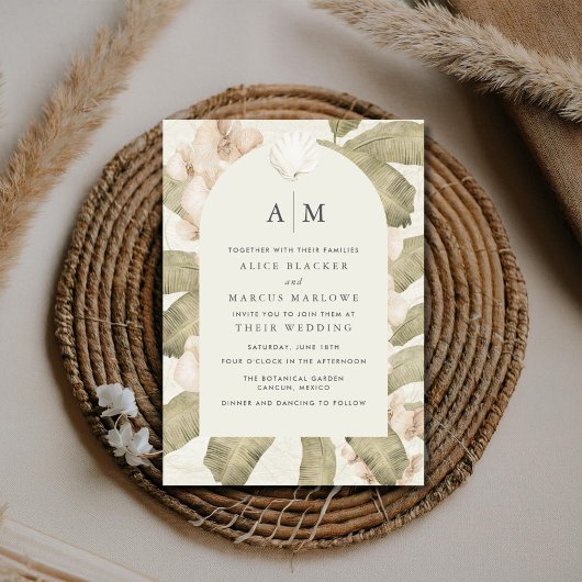 Botanical Garden Wedding Kaart