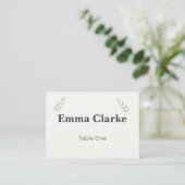 Botanical Garden Wedding Place Cards Plaatskaartje (Staand voorkant)