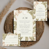 Botanical Garden Wedding Return Address Etiket