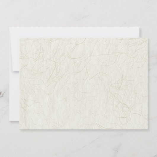 Botanical Garden Wedding  Save The Date (Achterkant)