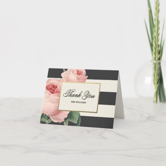Botanical Glamour | Dank u wel, Kaart (Voorkant)