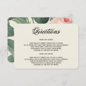 Botanical Glamour | Directiekaart Informatiekaartje (Voorkant / Achterkant)