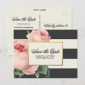 Botanical Glamour | Het Briefkaart Datum opslaan (Voorkant / Achterkant)