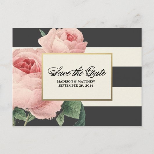 Botanical Glamour | Het Briefkaart Datum opslaan (Voorkant)