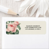 Botanical Glamour | Label retouradres (Insitu)