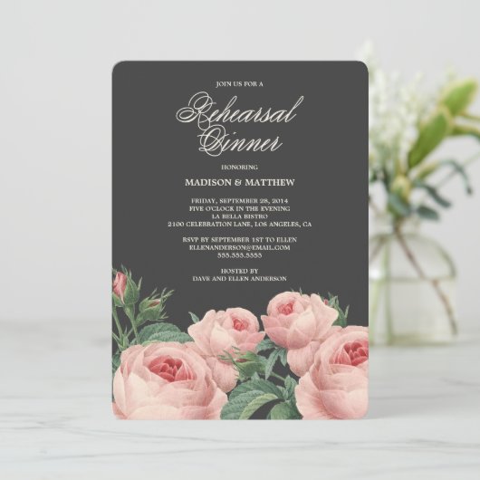 Botanical Glamour | Pleitzitting Kaart (Staand voorkant)