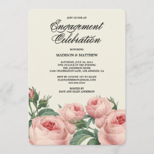 Botanical Glamour Uitnodiging van de indienende