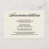 Botanical Glamour | Verhuizingskaart voor accommod Informatiekaartje (Voorkant)