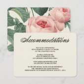 Botanical Glamour | Verhuizingskaart voor accommod Informatiekaartje (Voorkant / Achterkant)