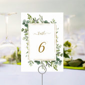 Botanical Gold Greenery Wedding Kaart