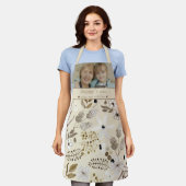 Botanical Granny's Kitchen Foto Schort (Gedragen)