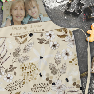 Botanical Granny's Kitchen Foto Schort