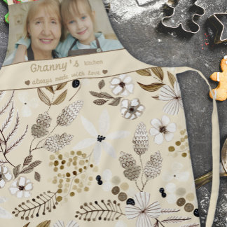 Botanical Granny's Kitchen Foto Schort