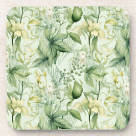 Botanical Green Foliage - New Home Gif Bier Onderzetter