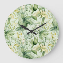 Botanical Green Foliage - New Home Gif Grote Klok