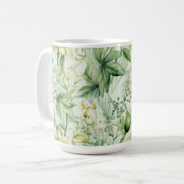 Botanical Green Foliage - New Home Gif Koffiemok