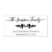 Botanical Greenery Script Create Your Own  Rubberstempel (Afrduk)