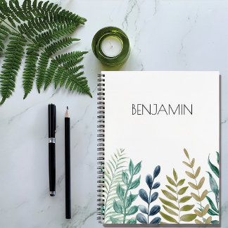 Botanical Harmony Personalized Journal Notitieboek