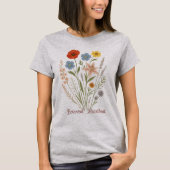 Botanical Heartbeat- dgn by Maaya Prints, Women's T-shirt (Voorkant)