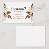 Botanical Ik heb verhuisd Nieuwe Home Aankondiging (Voorkant / Achterkant)