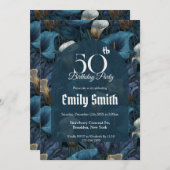 Botanical Inspired Call Lilies Sparkle  Kaart (Voorkant / Achterkant)