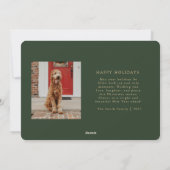 Botanical JOY Christmas Kaart (Achterkant)