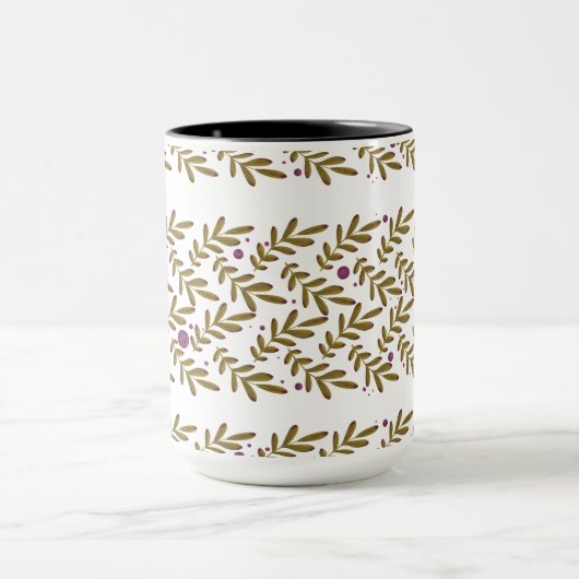 Botanical Leaf Combo Mug (15 oz) Mok (Midden)