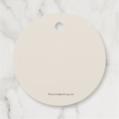 Botanical Leaves Flowers Boho Wedding Bedankjes Labels (Achterkant)