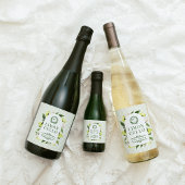 Botanical Lemon Frame Limoncello  Sparkling Wijnetiket