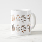 Botanical Line Art mugs Grote Koffiekop (Voorkant rechts)