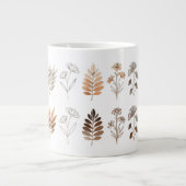 Botanical Line Art mugs Grote Koffiekop (Voorkant)